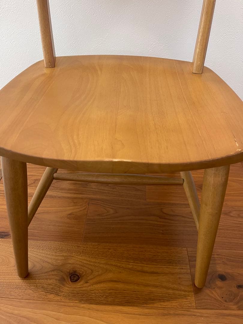 松田家具　木製 ダイニングチェア ナチュラル シンプルデザイン椅子　アンティーク