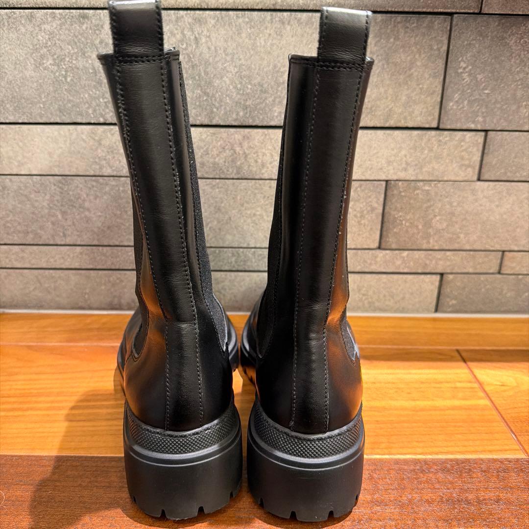 トゥモローランド　ブーツ　サイドゴアブーツ　ブラック　38 24㎝