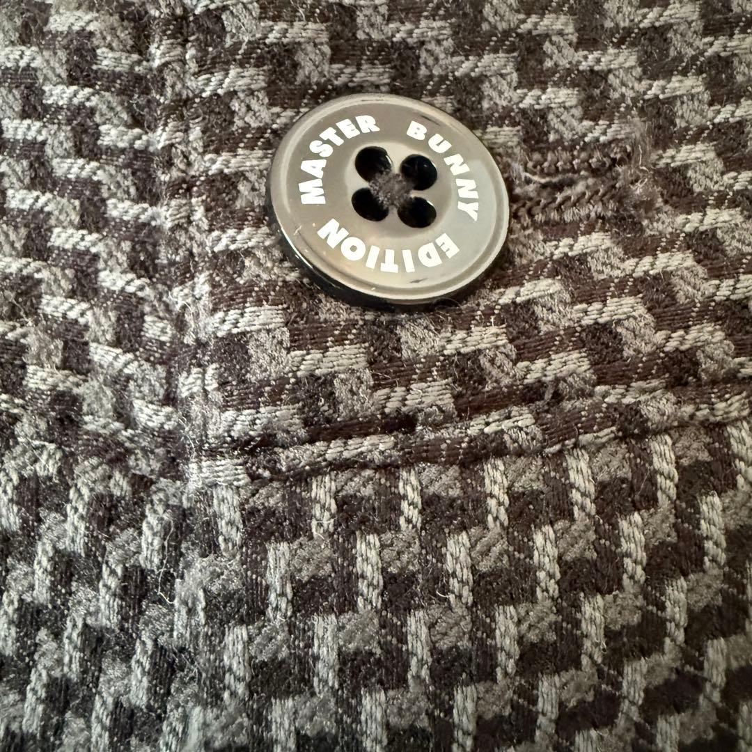 人気デザイン　マスターバニー　パンツ　S〜M相当　総柄　黒　グレー　3