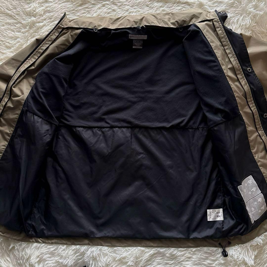 古着　ナイキ ウインドブレーカー セットアップ カーキ×黒　CLIMA-FIT