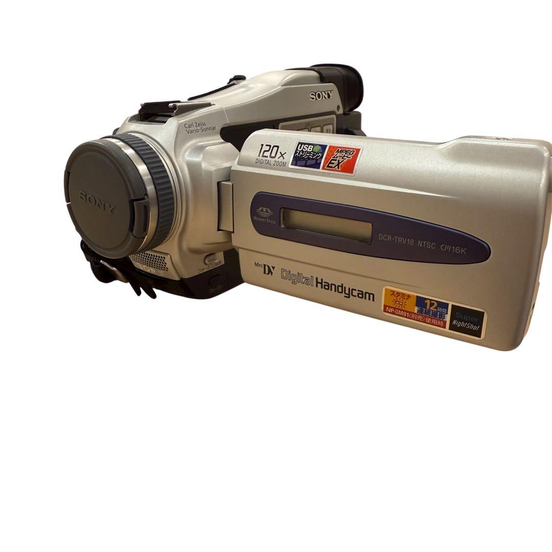 【美品】 SONY　DCR-TRV18　MiniDV対応 ビデオカメラ
