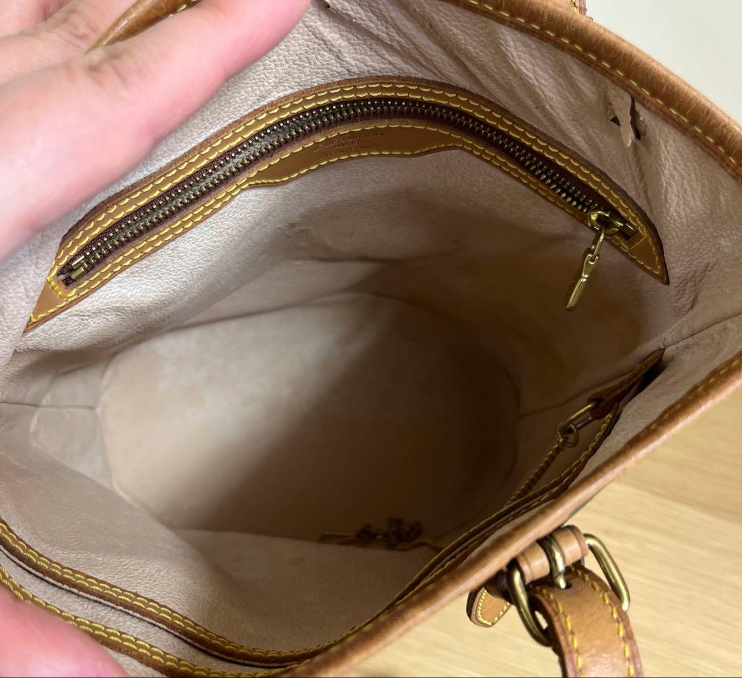 ルイヴィトン　モノグラム　M42238 バケットPM バケツ小　ポーチ無