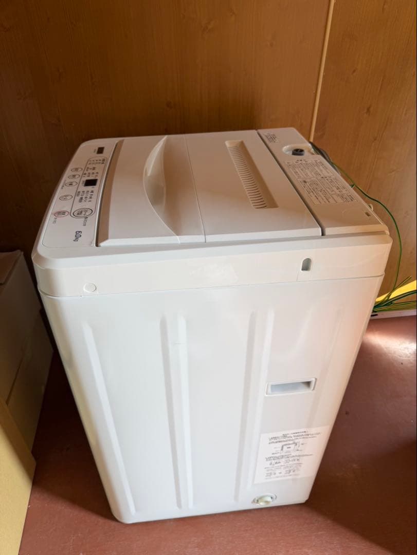 ヤマダセレクト 全自動洗濯機 2023年 6kg YWM-T60Hl