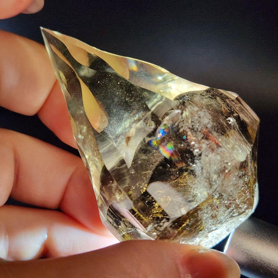 激レア！【新品】ゼウスクオーツ ★ スモーキーシトリン ★ 天然アイリス沢山