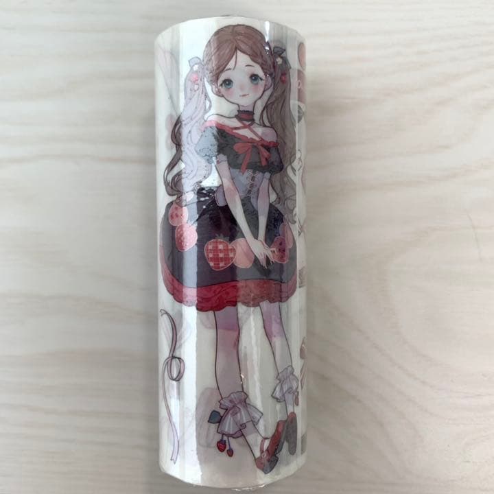 M1118.新七天 草莓甜心 マスキングテープ PET