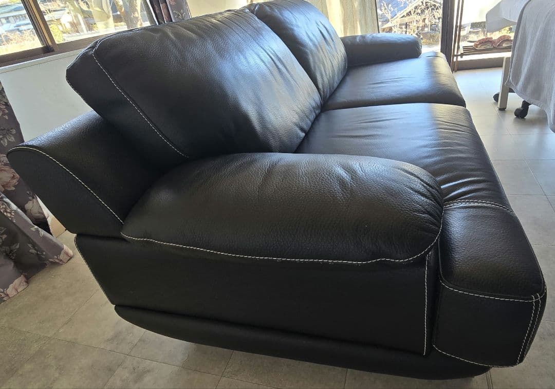 本革 3人掛けソファー