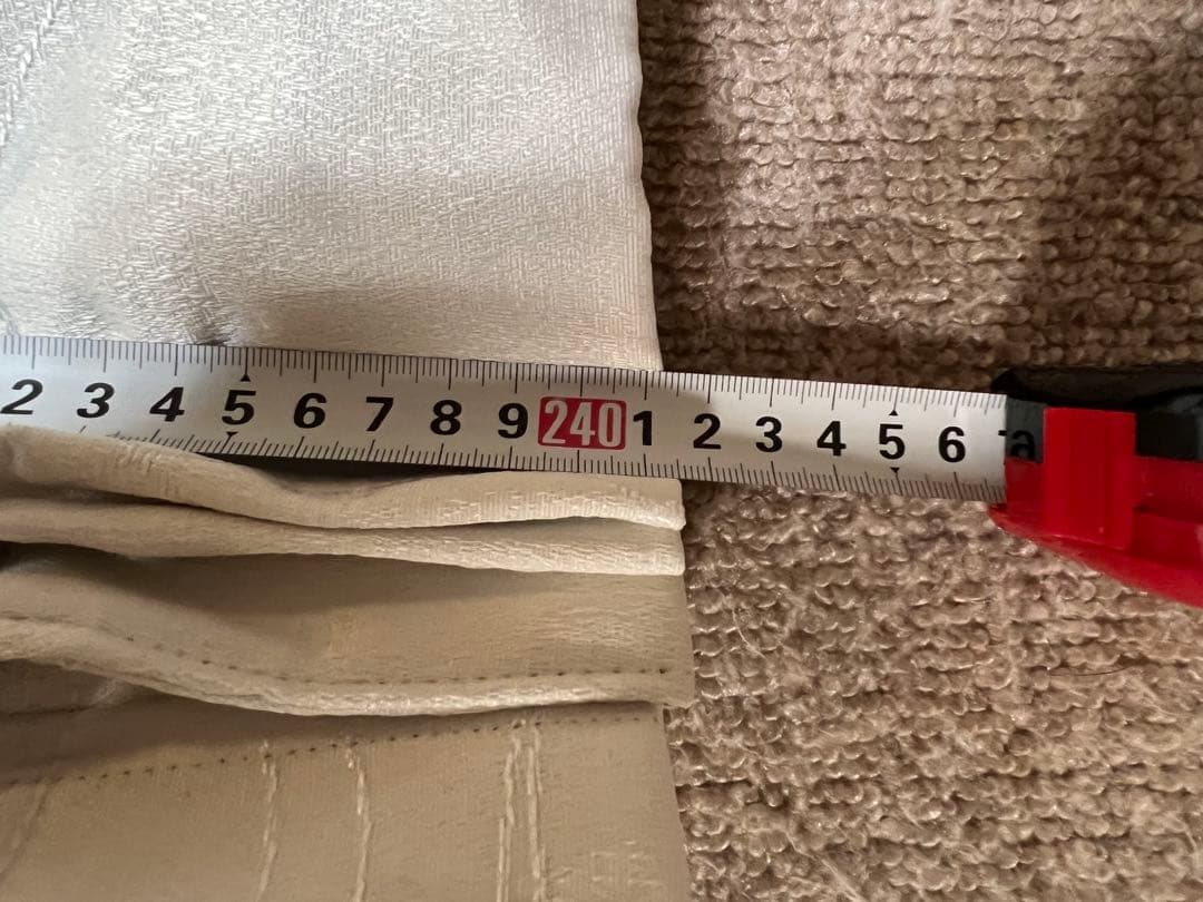 ドレープカーテン 高さ×幅　240cm×108cm