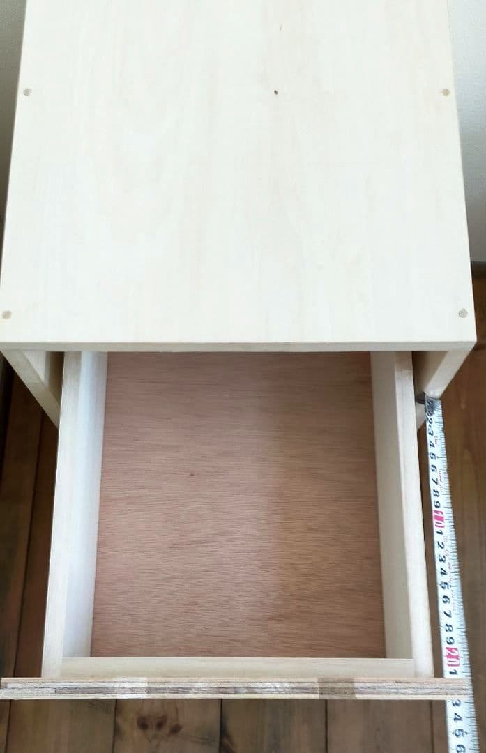 【クラフト家具】引出し収納（キャスター付）