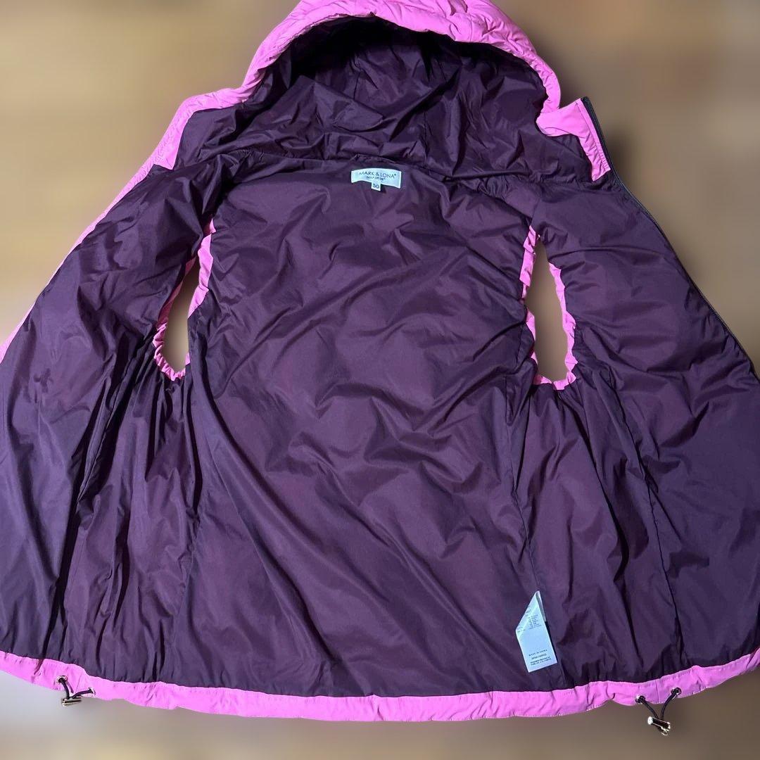 MARK & LONA ピンクダウンベスト美品XL