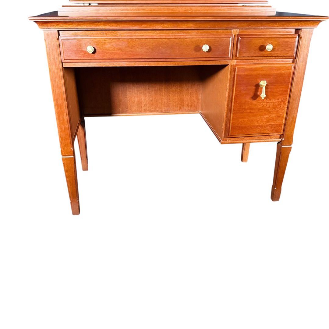 KZ006 マルニ木工　地中海　ドレッサー　椅子付　maruni 鏡台