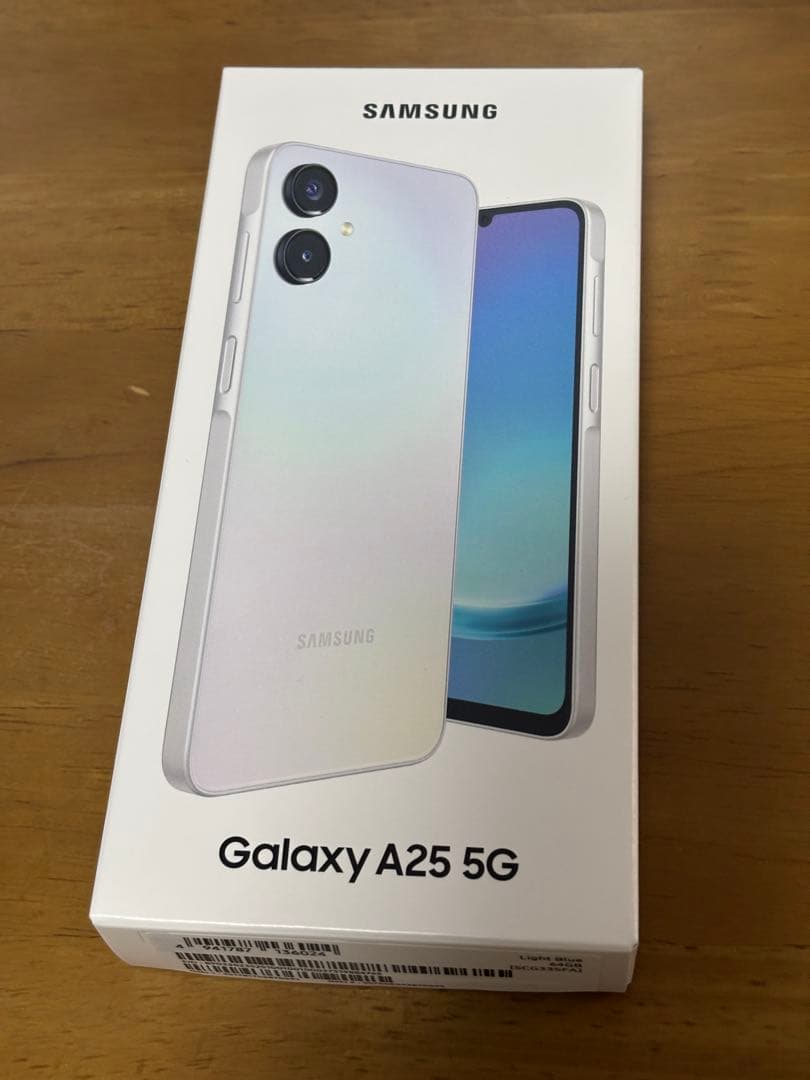 Samsung Galaxy A25 5G ライトブルー UQモバイル