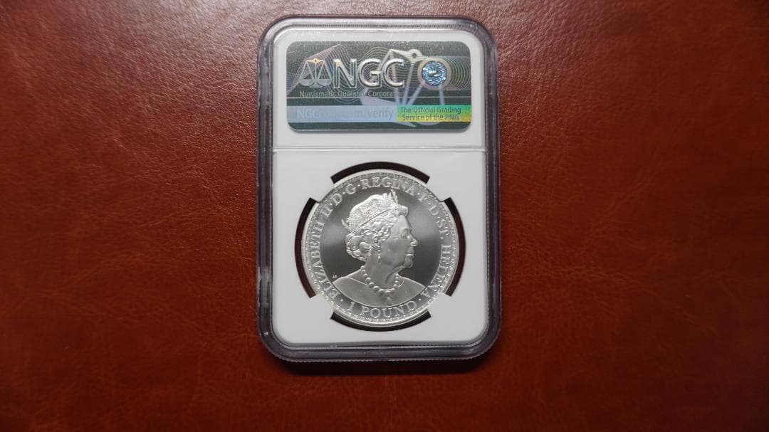 【超レア！】2020年 セントヘレナ ウナとライオン 1ポンド 銀貨 MS69