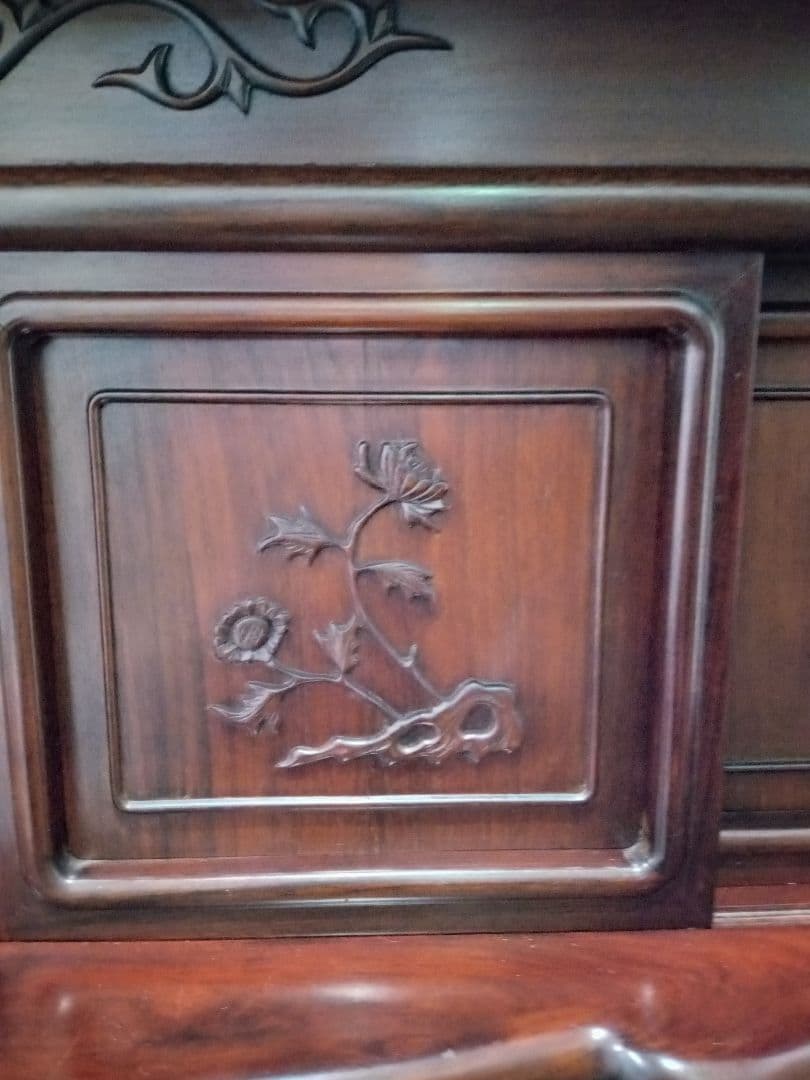 【北九州市・福岡市限定】飾り棚　唐木【配達に設置込み】