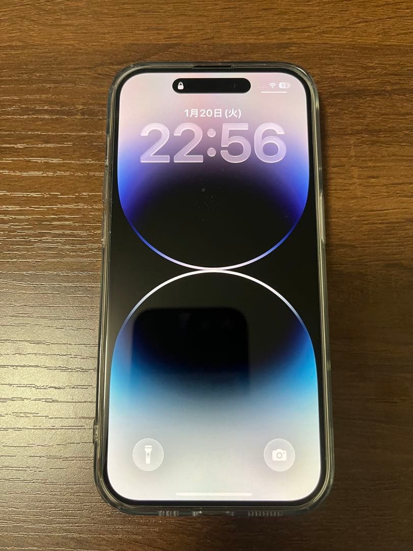 【早い者勝ち】iPhone 14 Pro スペースブラック 本体 背面割れ