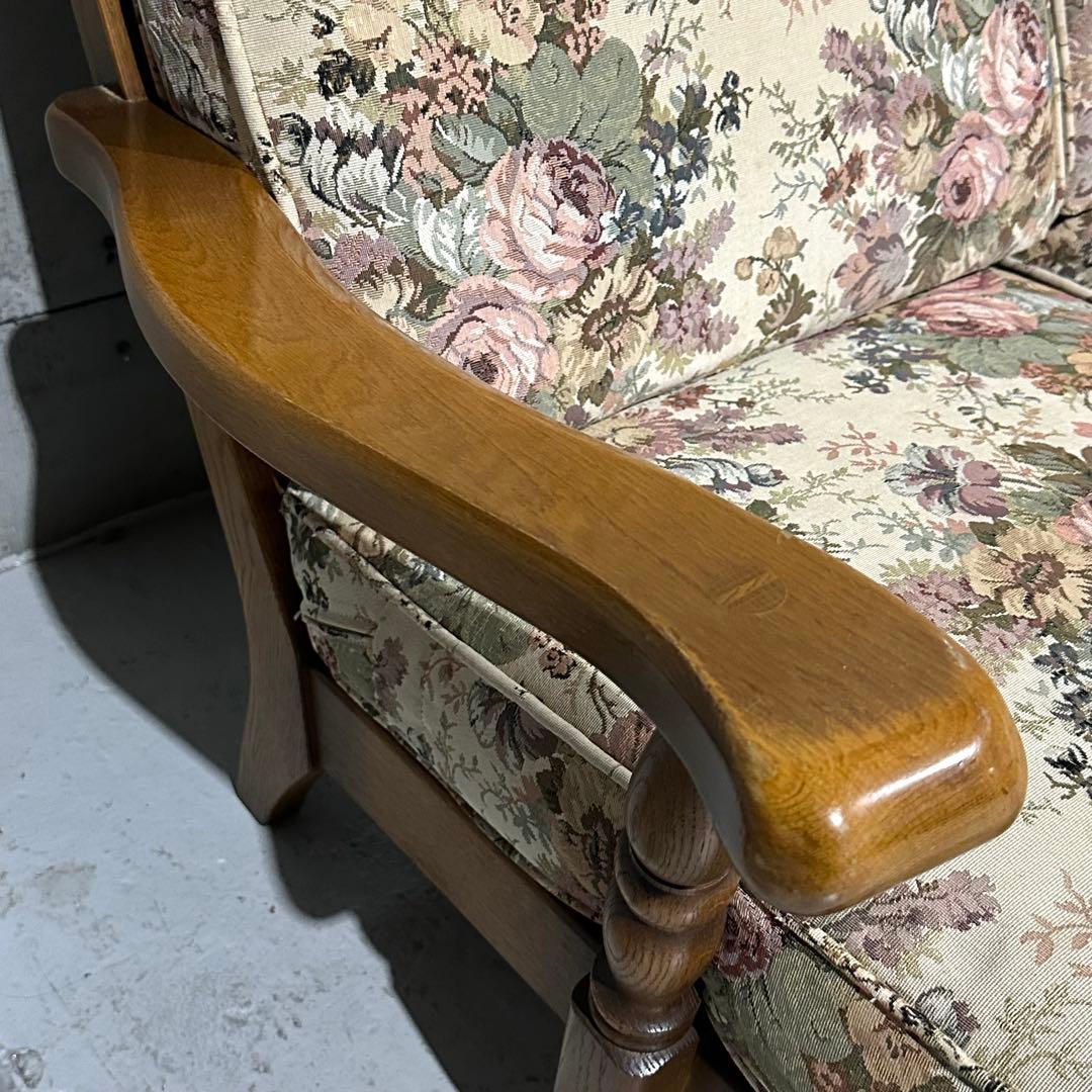 ✦80s✦KOSUGA コスガ家具 2人掛けソファ｜昭和ヴィンテージ ゴブラン織