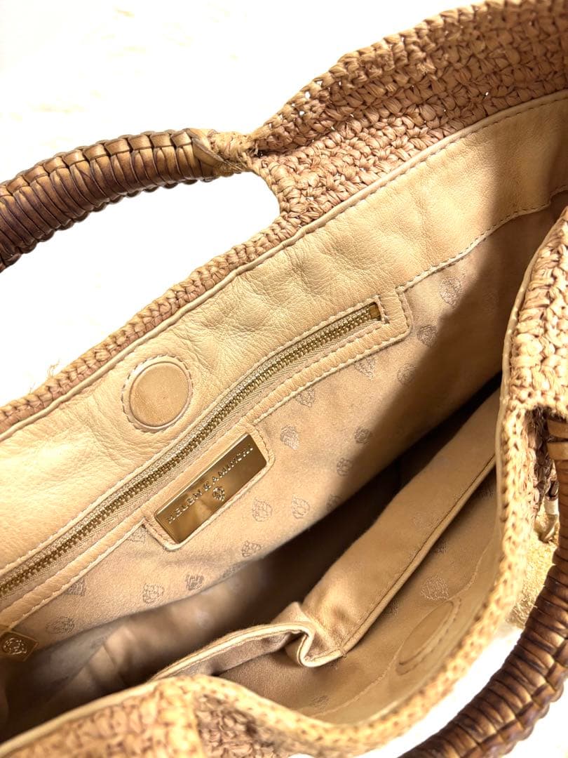 ⭐︎ヘレンカミンスキー⭐︎ ラフィア カゴバッグ チャーム付 かごバッグ