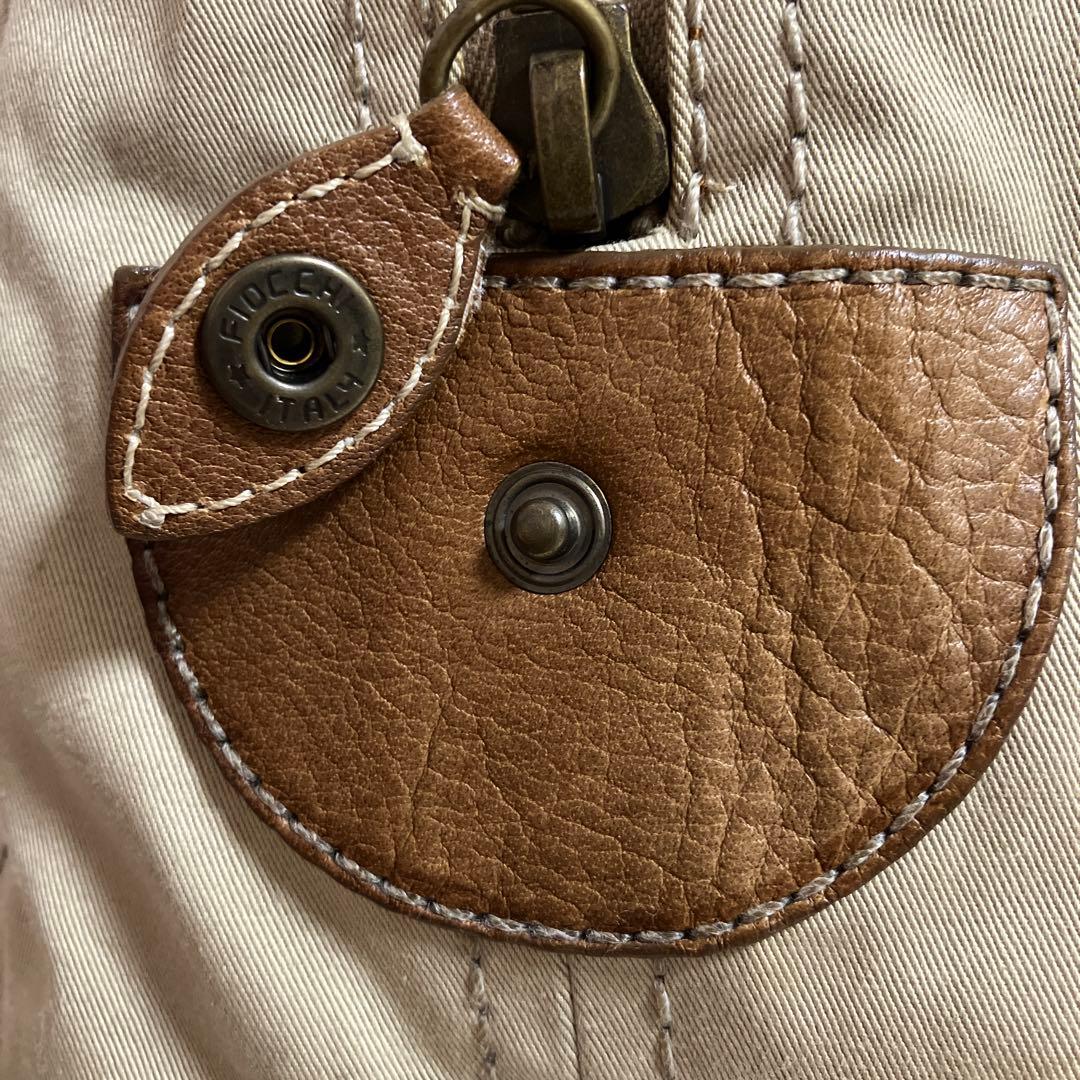 ミュウミュウ ヴィンテージ ボストン型 トートバッグ ショルダーバッグ ベージュ