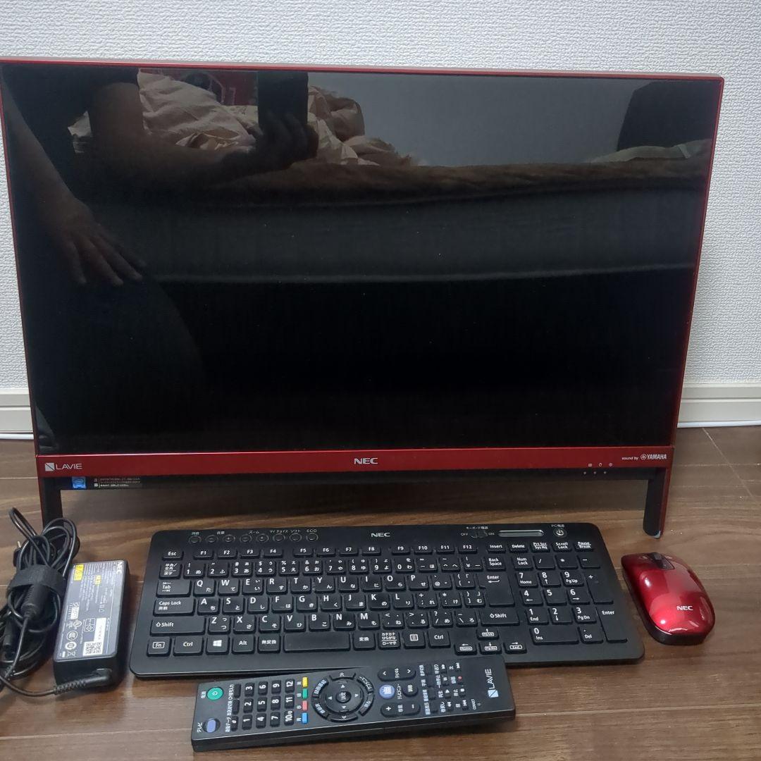 NEC PC-DA370GAR デスクトップPC 赤