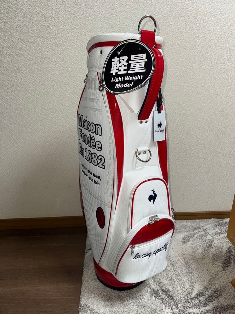 新品‼️ルコック　レディースキャディバック　８.５型　46インチ対応　軽量3kg
