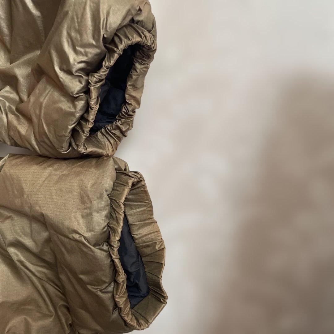 MOONSTONE パフジャケット 中綿ナイロン ブロンズ Sサイズ