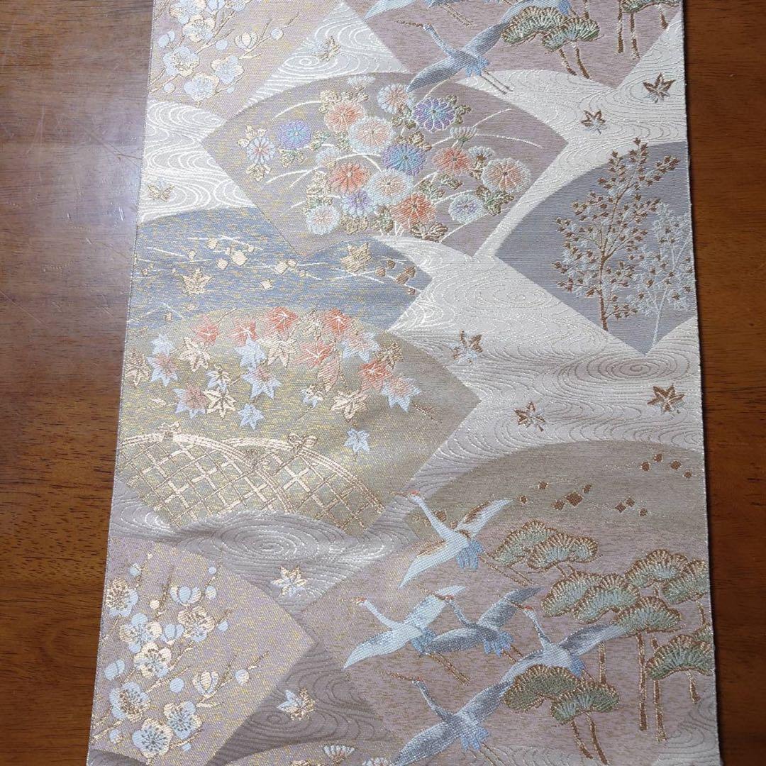 フ9992 未使用　目立つ汚れなし　袷　正絹　訪問着　フルセット