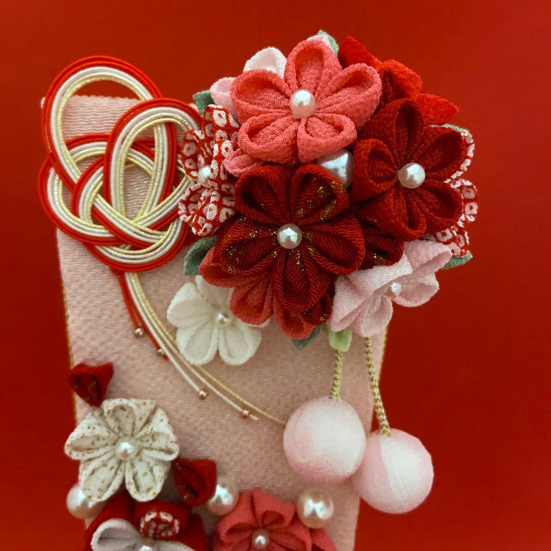 台付　羽子板　お正月飾り　つまみ細工　鞠　つるし飾り　和玉　ちりめん