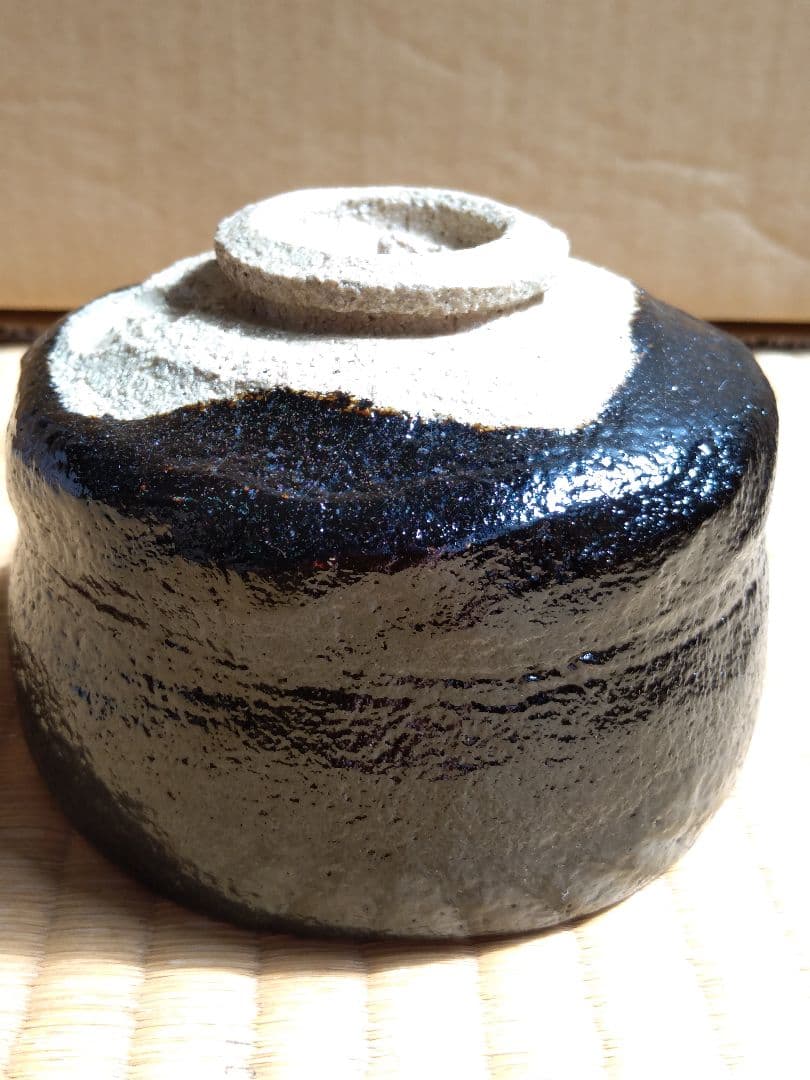 茶道具名品　期間限定特価　黒茶碗（二代　小川長楽）