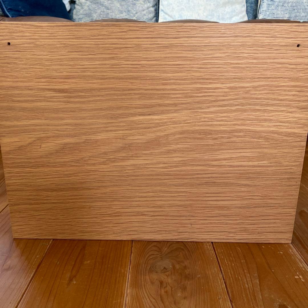 廃盤　希少　無印 スタッキングチェスト　オーク材　ハーフ　オープン　2つ