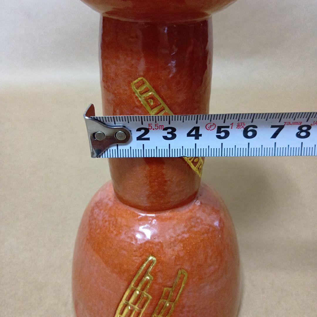 茶道具　赤鼓胴花入