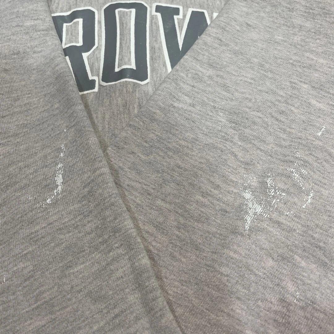 80s USA製　Champion BROWN リバースウィーブ　プリントタグ