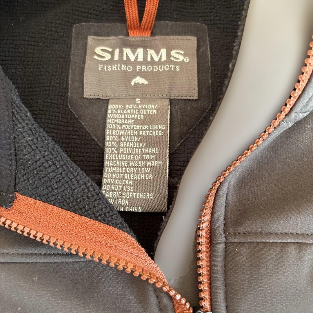 SIMMS フィッシングジャケット ウィンドストッパー付き(難あり)