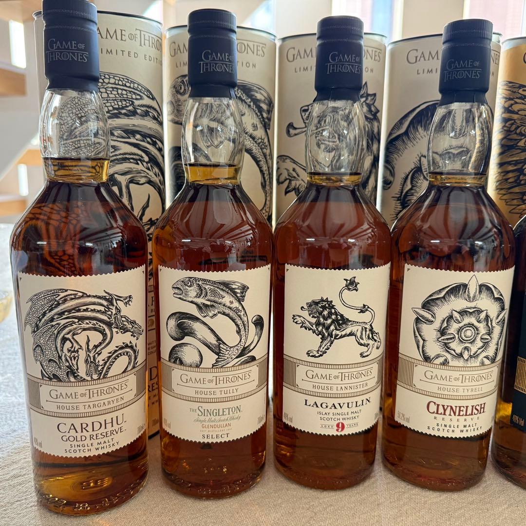 ウィスキー　ゲーム・オブ・スローンズ　9本セット