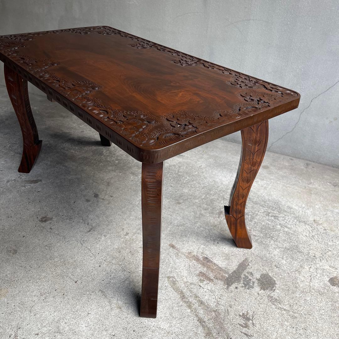 軽井沢彫　センターテーブル