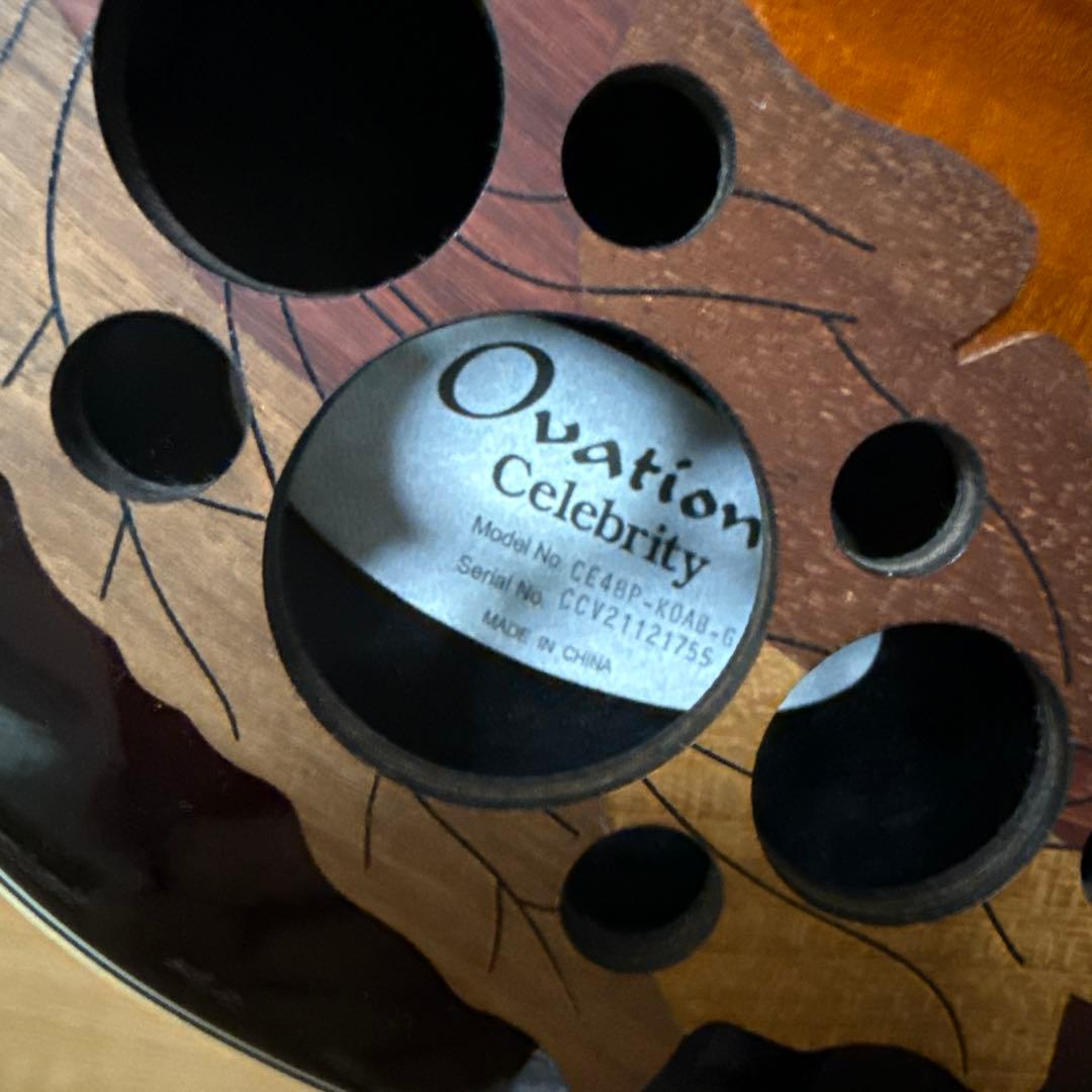 ヴィンテージ最高品質！Ovation CE48P-KOA アコースティックギター