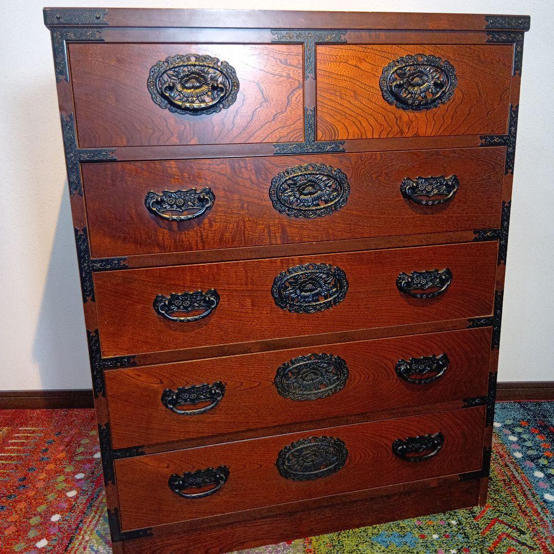 民芸箪笥　民芸家具　引き出し箪笥