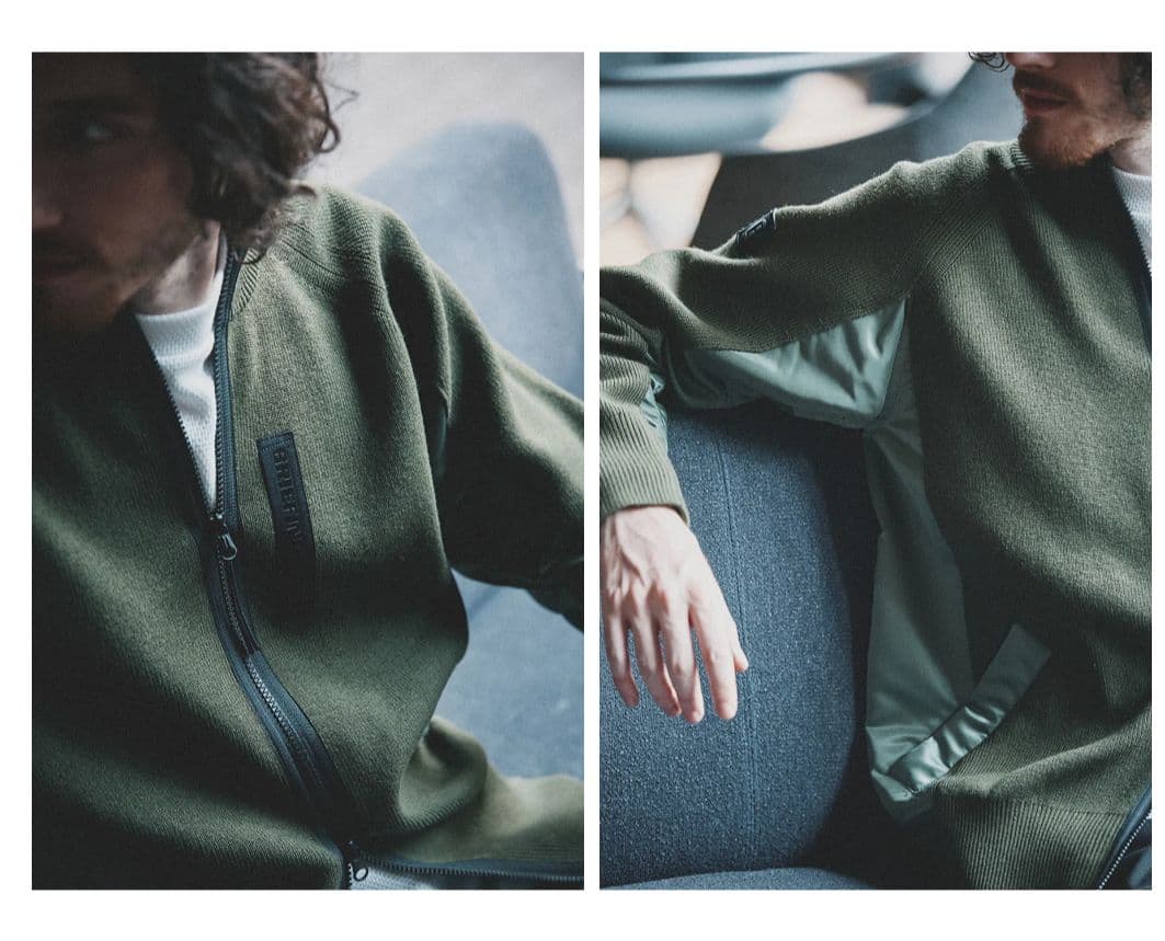 【新品】ブリーフィングゴルフ ニット ブルゾン Ｍ ジャケット