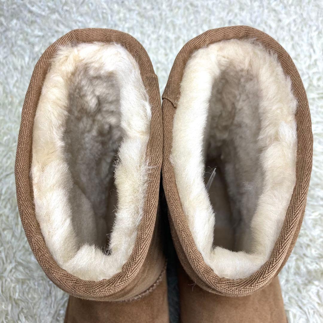 『未使用級』UGG アグ ムートンブーツ クラシック ショート 2 ボア 24