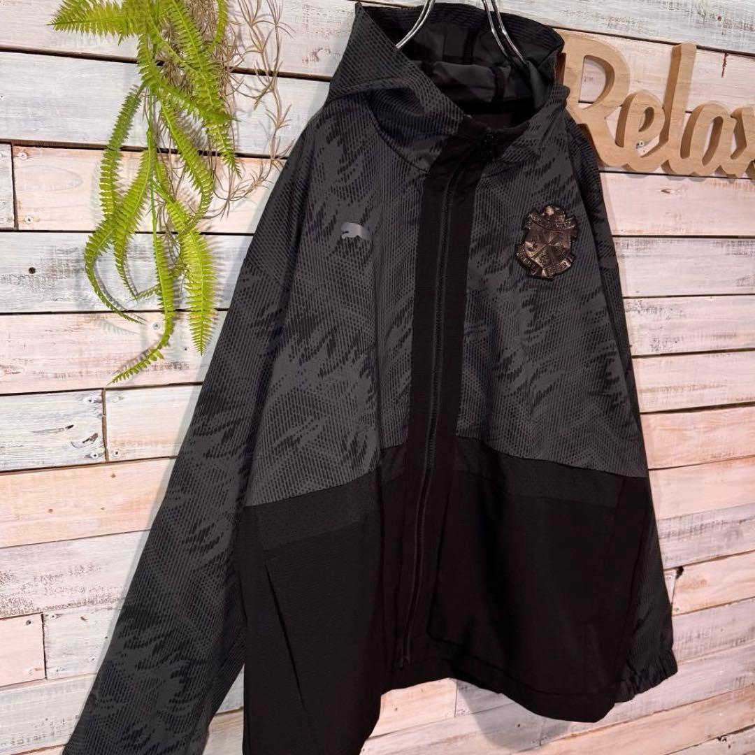 プーマ × ジュビロ磐田 ナイロンジャケット トレーニングウェア XL長袖フード