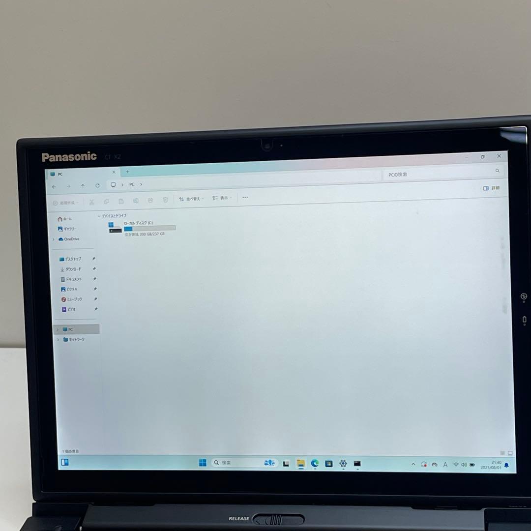 Windowsタブレット本体 #068 Panasonic CF-XZ6 2in1 i5 Office2021
