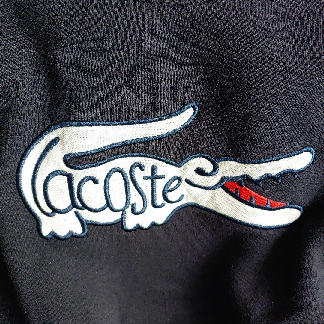 ●ラコステ●スウェット●L●ブラック●トレーナー●