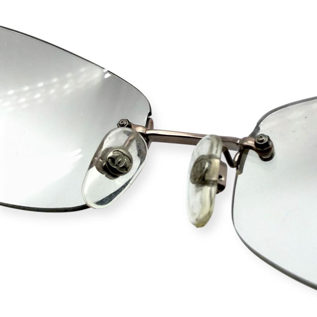 CHANEL シャネル　リムレス　サングラス　ココマーク　オーバル　Y2K