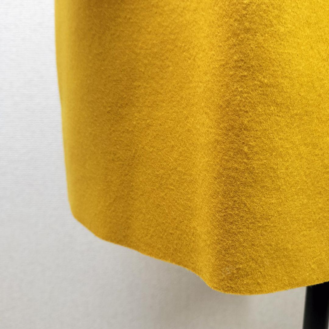 ランバン　LANVINCOLLECTION　ボリュームスリーブワンピ　マスタード