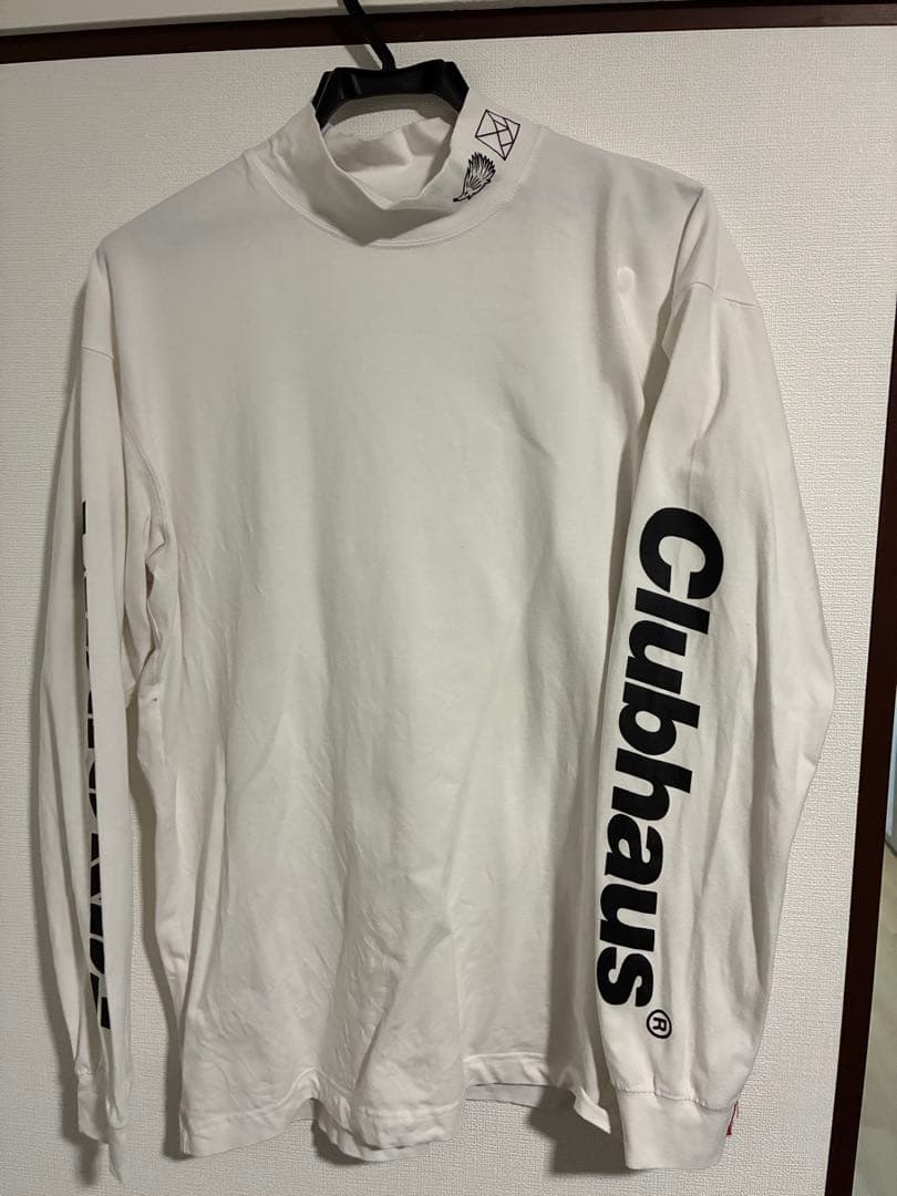 まなさと‼️CLUBHAUS クラブハウス　タングラム　モックネックシャツ