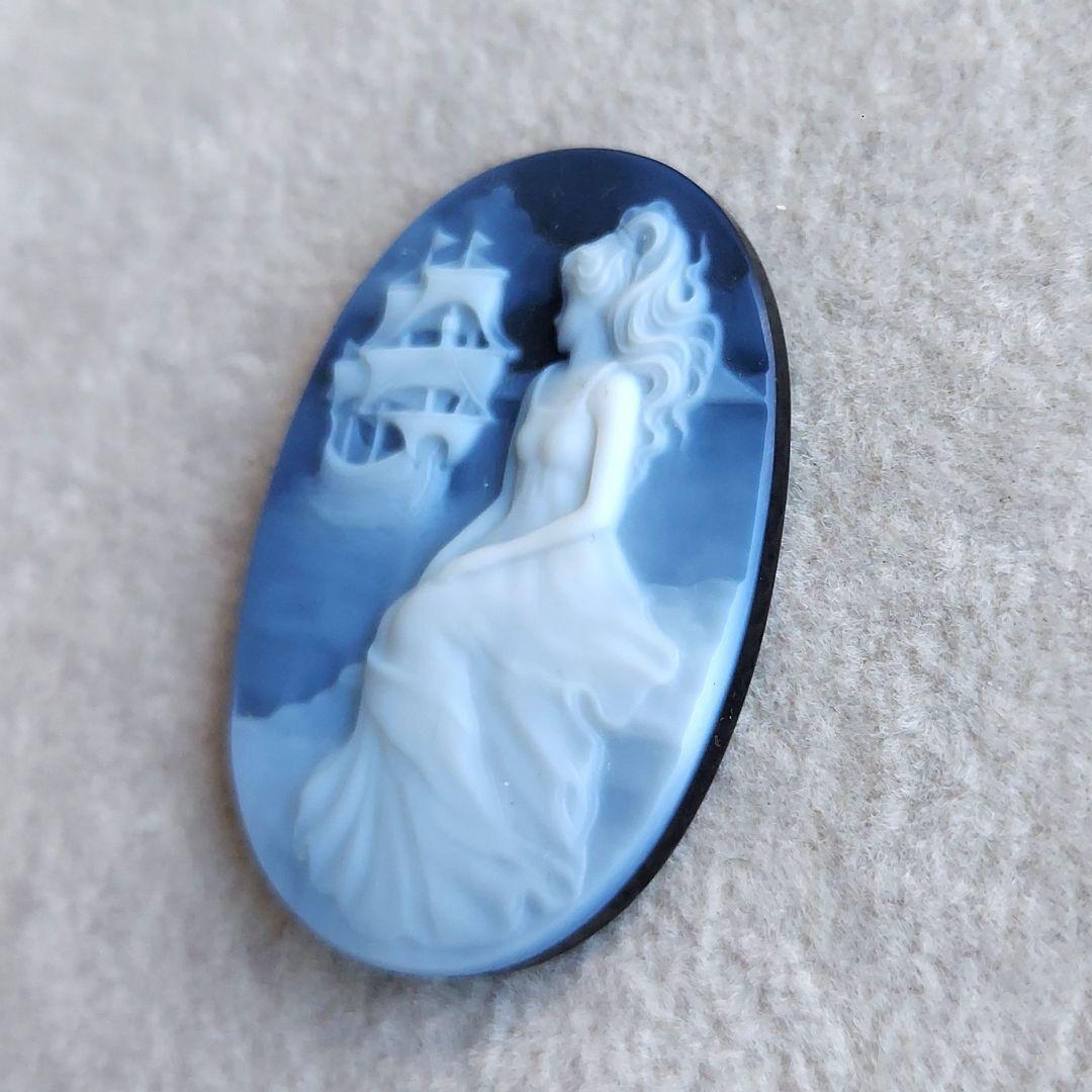 女性の思い　ストーン　カメオ　ルース