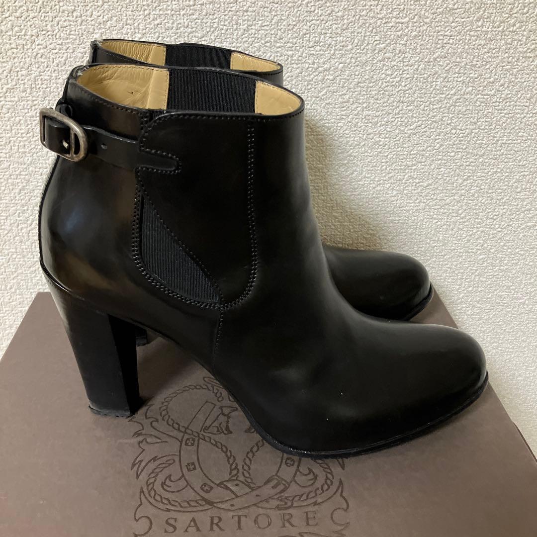 SARTORE サルトル 定番　サイドゴアブーツ　ブラック