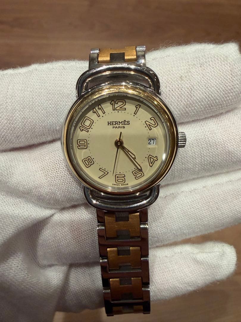 エルメス　レディース腕時計　プルマン