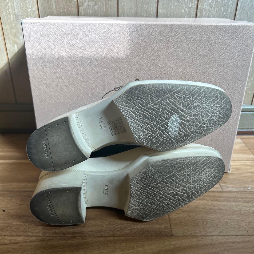 名作 PRADA 12AW ラバーソール ブーツ 38 アーカイブ プラダ