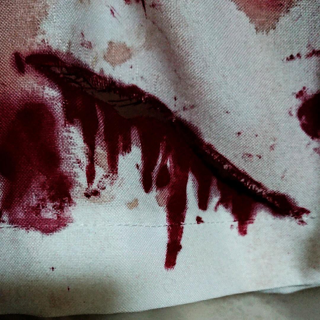 【完成】オーダー 血のり加工 衣装