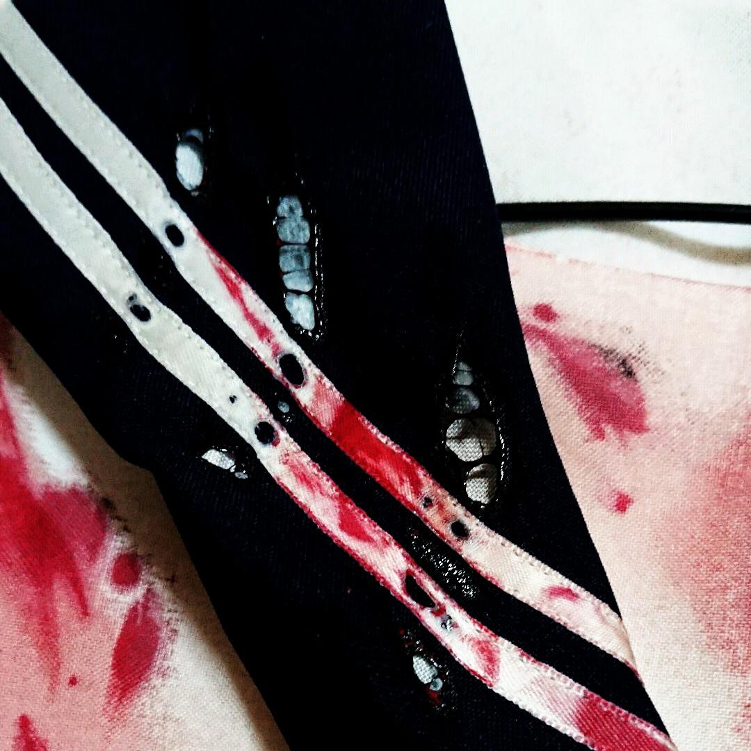 【完成】オーダー 血のり加工 衣装