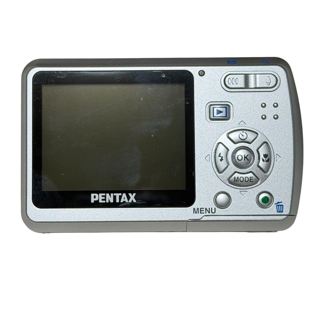 （極美品）PENTAX Optio E50 コンパクトデジカメ 乾電池式